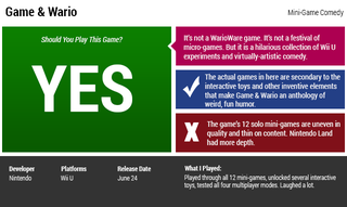 Illustration for article titled Game & Wario: The Kotaku Review